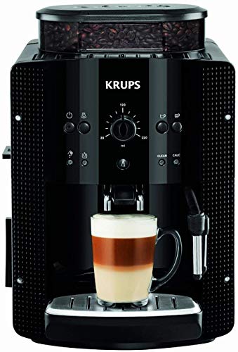 Krups Cafetera espresso Virtuoso - 15 bar de presión, acero inoxidable  negro, diseño compacto y elegante, parada automática, espresso y  cappuccino, Thermoblock, calidad barista, boquilla vapor : : Hogar  y cocina